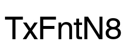 TxFntN8 Font Image