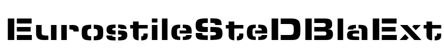 EurostileSteDBlaExt