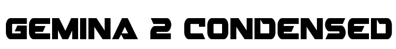 Gemina 2 Condensed Font Image
