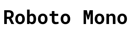 Roboto Mono