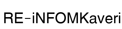 RE_iNFOM-Kaveri Font Image