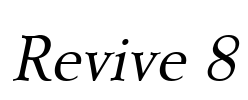 Revive 8 Font Image