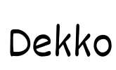 Dekko Font Image
