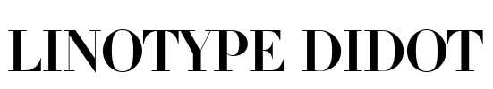 Linotype Didot