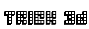 Trick 3D Font Image