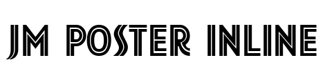JM Poster Inline Font Image