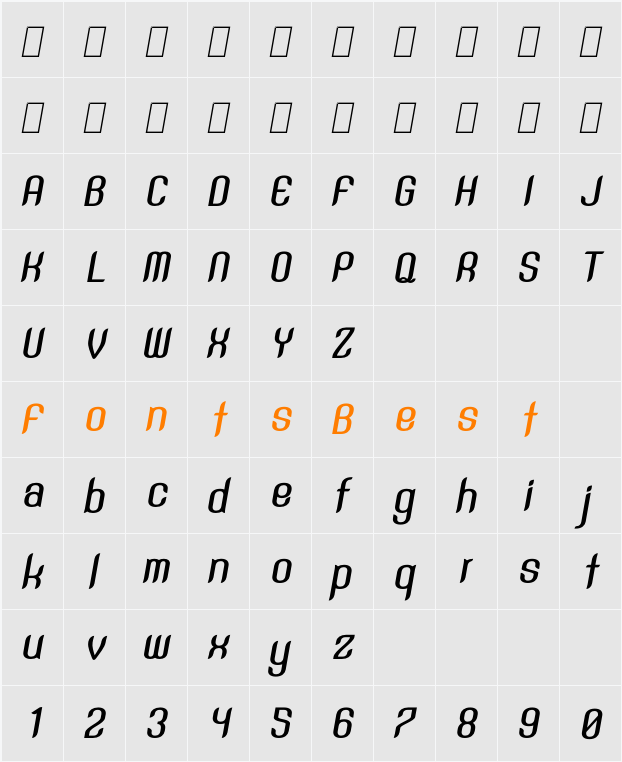 SNT Anouvong Character Map