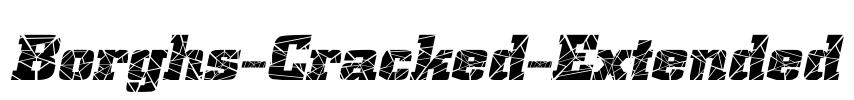 Borghs-Cracked-Extended Font Image
