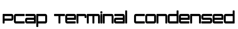 PCap Terminal Condensed Font Image