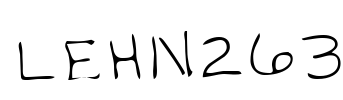 LEHN263 Font Image