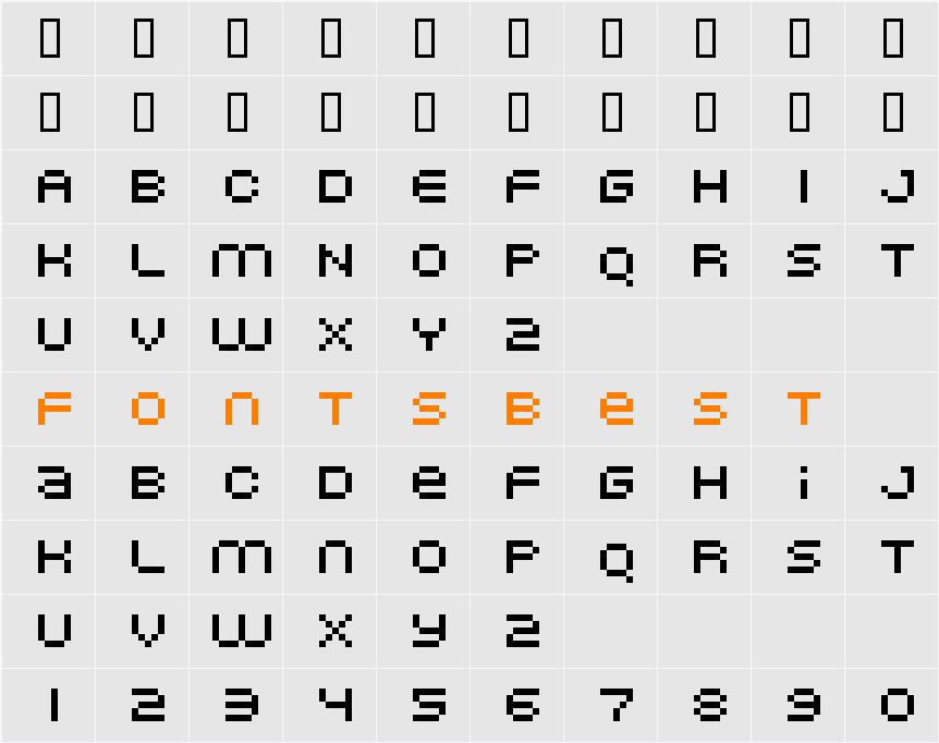 Nominal5 Character Map