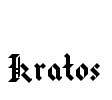 Kratos Font Image