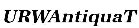 URWAntiquaT Font Image