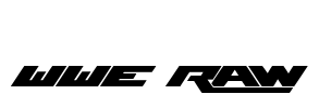 WWE Raw Font Image