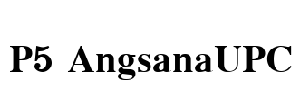 P5 AngsanaUPC Font Image