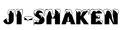 JI-Shaken Font Image