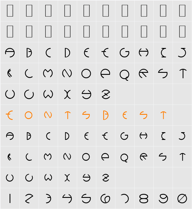 Devil Character Map