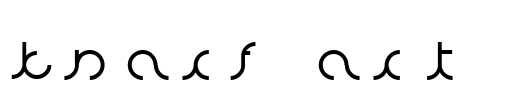 knarf art 2 Font Image