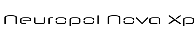 Neuropol Nova Xp Font Image