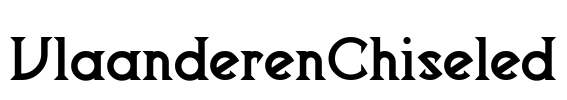 VlaanderenChiseled Font Image