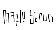 Maple Serum Font Image