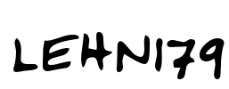 LEHN179 Font Image
