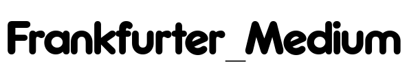 Frankfurter_Medium Font Image