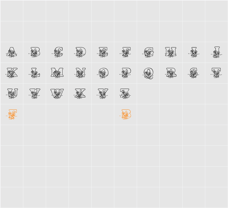 LMS Loves Me Character Map