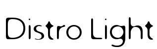 Distro Light Font Image