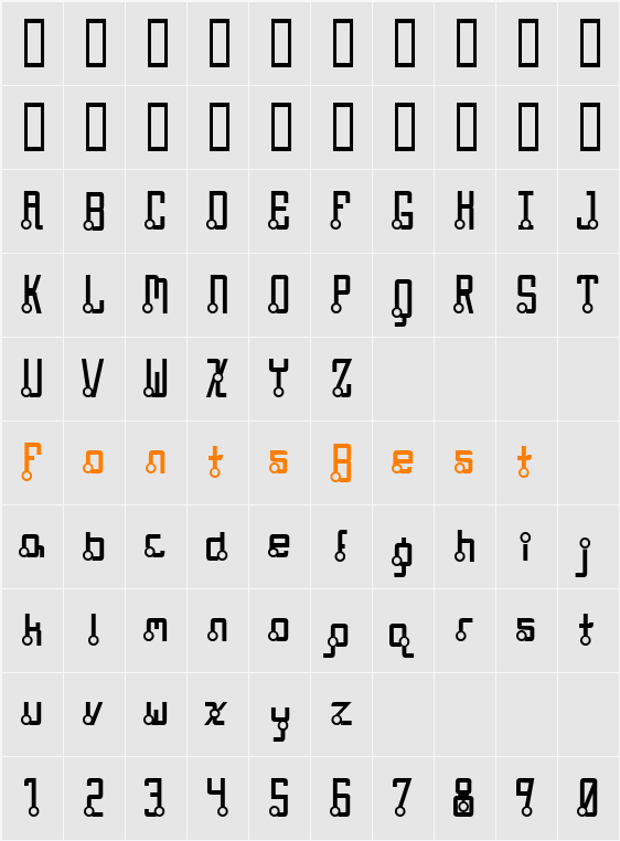 Quasidipitous Character Map