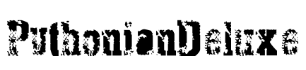 PythonianDeluxe Font Image