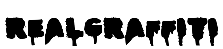 RealGraffiti Font Image