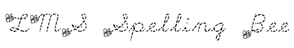 LMS Spelling Bee Font Image