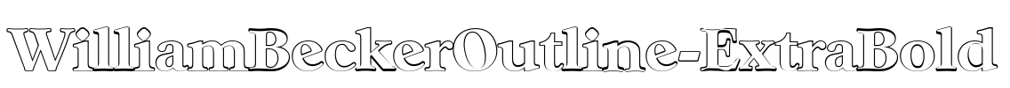 WilliamBeckerOutline-ExtraBold