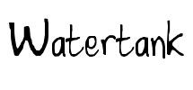 Watertank Font Image