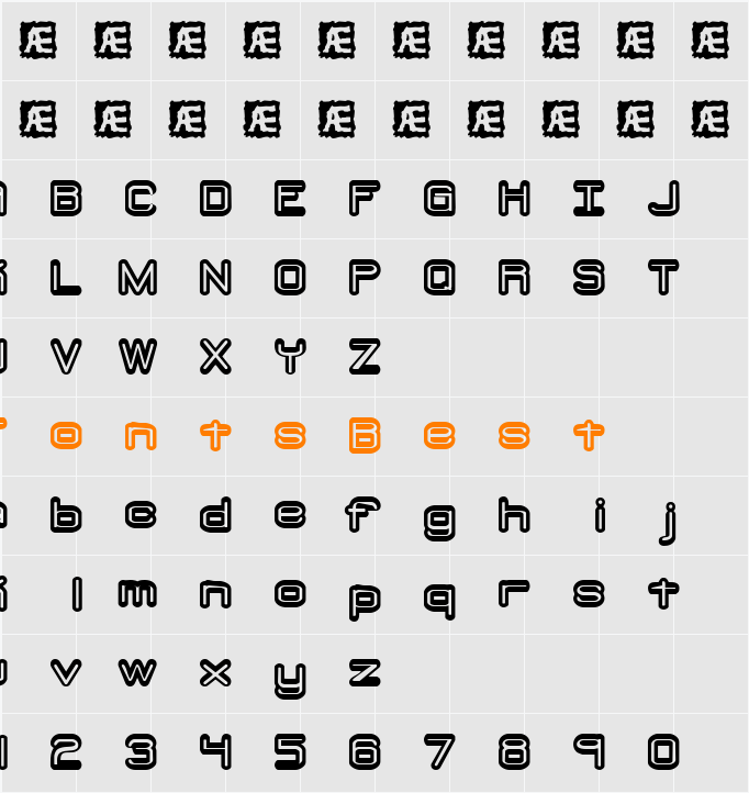 Loopy BRK Character Map