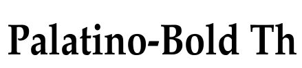 Palatino-Bold Th