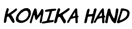 Komika Hand Font Image