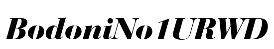 BodoniNo1URWD