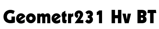 Geometr231 Hv BT