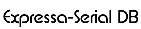 Expressa-Serial DB Font Image
