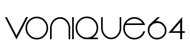 Vonique64 Font Image