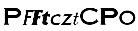 Sample-ESF Font Image