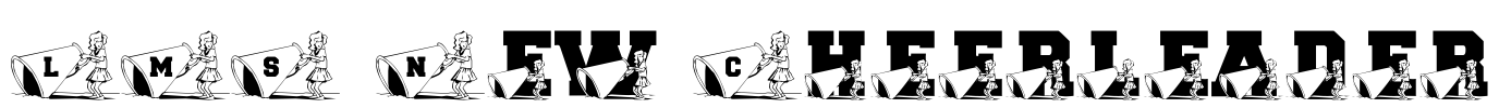 LMS New Cheerleader Font Image