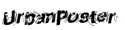 UrbanPoster Font Image