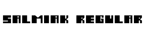 Salmiak Regular Font Image
