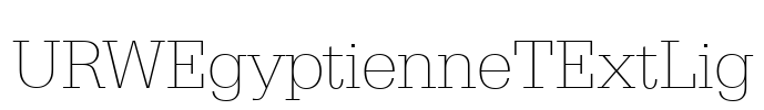 URWEgyptienneTExtLig