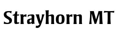 Strayhorn MT Font Image