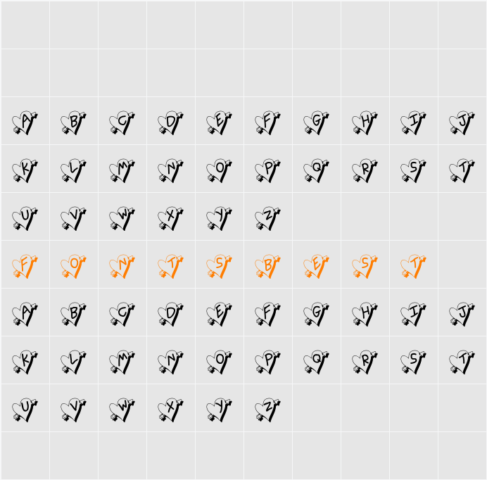 Written In My Heart Shadow Updated Character Map