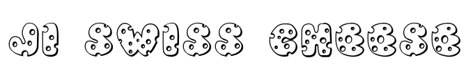 JI Swiss Cheese Font Image